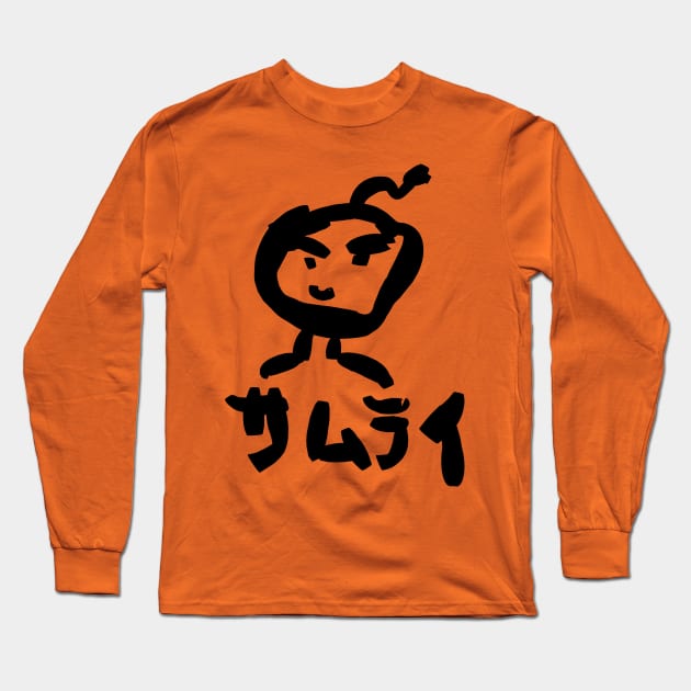 Samurai Long Sleeve T-Shirt by shigechan